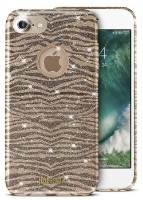Husa de protecție Puro Just Cavalli Cover for iPhone 7 (JCIPC747LEOZEBGOLD)