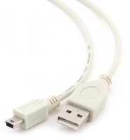 Кабель Cablexpert USB-Mini B - AM 0.9m White (CC-USB2-AM5P-3)