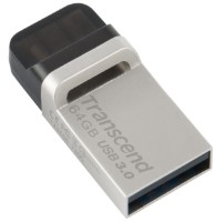 USB Flash Drive Transcend JetFlash 880 64Gb Silver