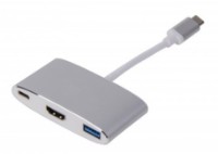 Cablu LMP USB-C to HDMI & USB 3.0 & USB-C (15090)