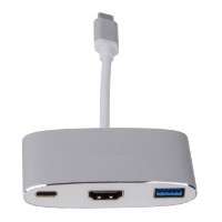 Cablu LMP USB-C to HDMI & USB 3.0 & USB-C (15090)