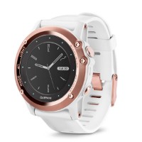 Smartwatch Garmin fēnix 3 Sapphire Rose Gold tone with White Band (020-00161-45)