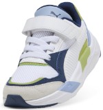 Кроссовки детские Puma Trinity 2 Ac+ Ps Puma White/Persian Blue/Wild Fern, s.35
