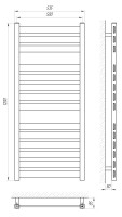 Uscător de prosoape Laris Bond P14 500х1200 imaginea #2 — magazin online Desire.md
