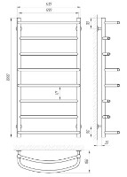 Uscător de prosoape Laris Euroflesh P8 500х1000 imaginea #2 — magazin online Desire.md