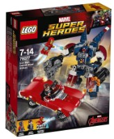 Set de construcție Lego Marvel: Iron Man - Detroit Steel Strikes (76077)