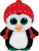 Jucărie de pluș Ty Freeze Penguin With Knit Hat 24cm (TY36950)