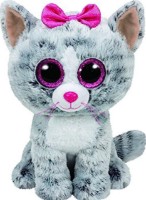 Jucărie de pluș Ty Kiki Grey Cat 24cm (TY37075)
