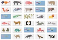 Joc educativ Londji Micro Animal Dictionary (MG004)