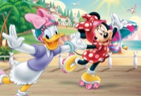 Puzzle Trefl 160 Minnie and Daisy rollerskating (90504)