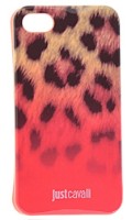 Чехол JustCavalli Macro Leopard for iPhone 4/4s Red