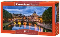 Puzzle Castorland 600 View Of St. Peter's Basilica, Vatican (B-060054)
