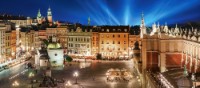 Puzzle Castorland 600 Krakow Main Square At Night (B-060306)
