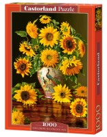 Puzzle Castorland 1000 Sunflowers In A Peacock Vase (C-103843)