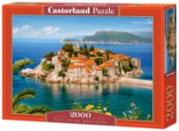 Puzzle Castorland 2000 Sveti Stefan. Montenegro (C-200580)