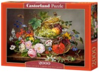 Пазл Castorland 2000 Still Life With Flowers And Fruit Basket (C-200658)