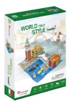 Puzzle 3D-constructor Cubic Fun 3D World Style - Italy (W3185h)