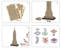 Puzzle 3D-constructor Cubic Fun Empire State Building (3C246h)