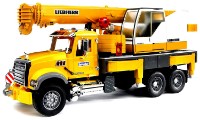 Машина Bruder Camion MACK R-Series Liebherr (02818)