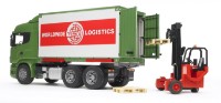 Машина Bruder Camion Scania R Series cu container cu lift actionat manual (03580)