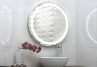 Oglindă baie cu iluminare LED O'Virro Alexa Round 60x60