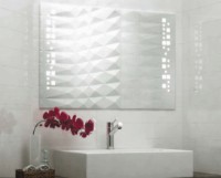 Oglindă baie cu iluminare LED O'Virro Iasmina 60x110