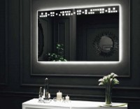 Oglindă baie cu iluminare LED O'Virro Janine 90x90