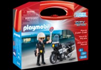 Figura Eroului Playmobil City Life: Police carry case (5648)