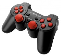 Gamepad Esperanza Warrior (EGG102R) Black/Red