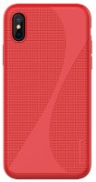 Husa de protecție Nillkin Apple iPhone X Flex Case II Red