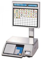 Электронные весы с печатью этикеток Cas CL 5000J-CS LCD