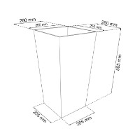 Ghiveci Prosperplast Rato DRTS265-7529U imaginea #2 — magazin online Desire.md
