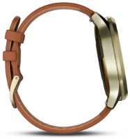 Smartwatch Garmin vívomove HR Premium Gold Tone Small/Medium with Light Brown Leather Band (010-01850-25)