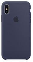 Husa de protecție Apple iPhone XS Silicone Case Midnight Blue (MRW92ZM/A)