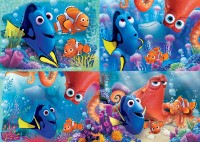 Puzzle Clementoni 4in1 Finding Dory (07712)