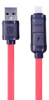 Cablu USB Remax Bamboo 2in1 Lightning+Micro cable Red