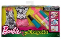 Haine pentru păpuși Mattel Barbie Tai-Dai Crayola (FPW12)