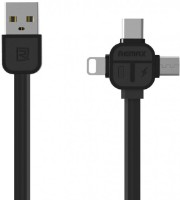 Cablu USB Remax Lesu 3in1 Black
