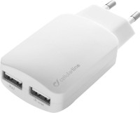 Зарядное устройство CellularLine iPad Dual USB Charger 3A White (ACHUSBDUAL3AIPAD)