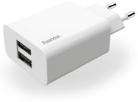 Зарядное устройство Hama 2-Port USB, 2.1 A (178267)