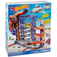Set jucării transport Hot Wheels Super Mega Garage (FDF25)