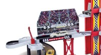 Set jucării transport Bburago Ferrari Racing Garage (18-30197)