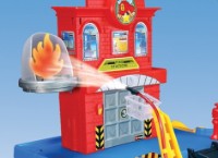 Set jucării transport Bburago Fire Station (18-30043)