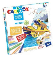 Раскраска Carioca Create&Color Mr.Boat 3D (42905)
