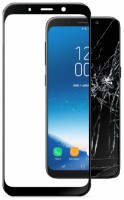 Sticlă de protecție pentru smartphone CellularLine Tempered Glass for Samsung Galaxy A8 (2018) curved Black