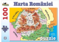 Puzzle Noriel 100 Harta Romaniei (NOR4674)