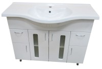 Шкаф с умывальником Aquaplus Bath Clasic Glass 100cm 7100