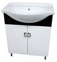 Шкаф с умывальником Aquaplus Bath Modern Black 55cm