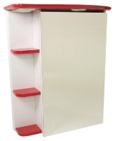 Шкаф с зеркалом Sanmaximus 600 Shelf Red
