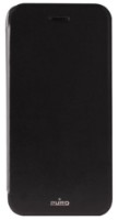 Husa de protecție Puro Eco-leather Cover for iPhone 6 Plus Transparent/Black (IPC655BOOKCCRYBLK)